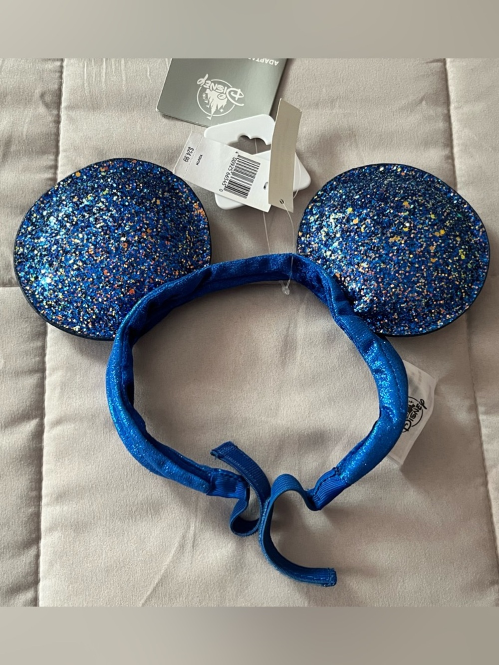 Disney Royal Blue Glitter Minnie Ear Headband | NWT
